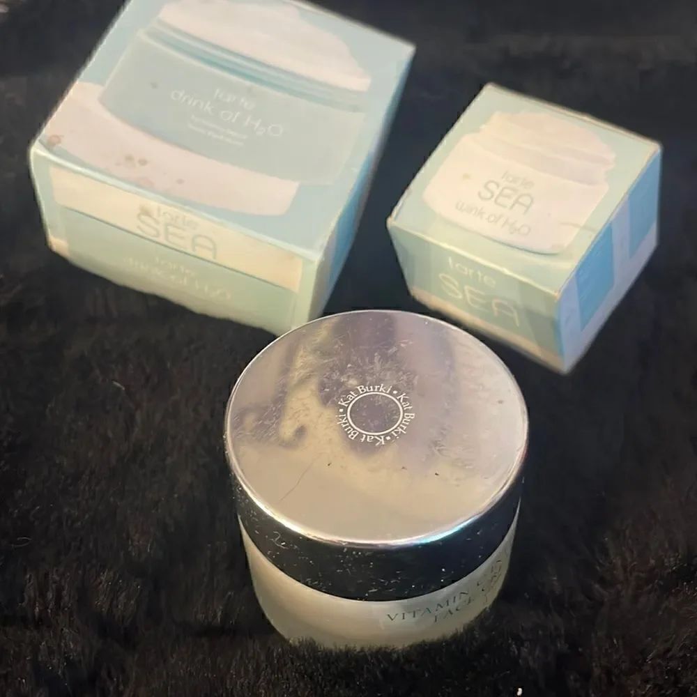 Tarte & kat burki vitamic c intensive face cream skincare bundle moisturizer